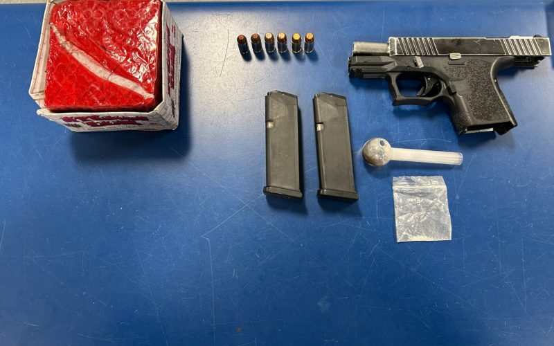 Traffic Stop in Marina Leads to Arrest, Firearm and Narcotics Seized