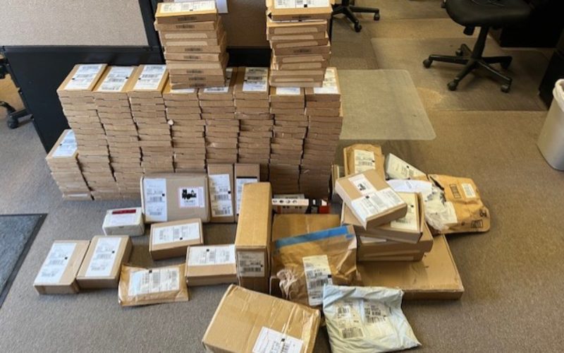 Four Arrested, $200K in Electronic Devices Seized During Suspicious Vehicle Call in Kern County