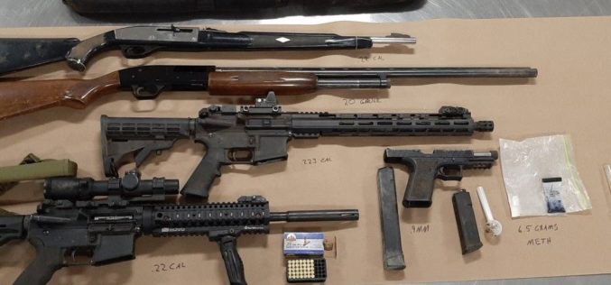 4-Year Prison Sentence for Felon Found with Multiple Firearms