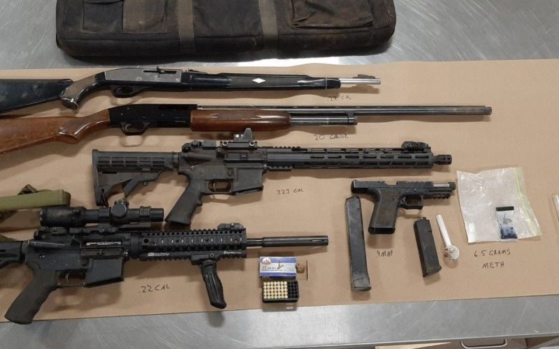 4-Year Prison Sentence for Felon Found with Multiple Firearms