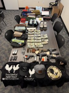 Seized Evidence - Courtesy of SBSD