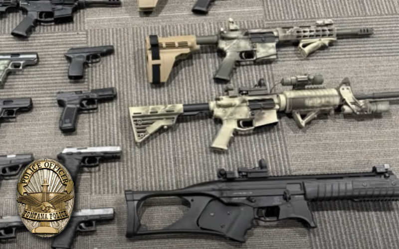 Massive Three-Week Operation by Fontana Police Nets Major Drug Haul and Weapon Confiscations