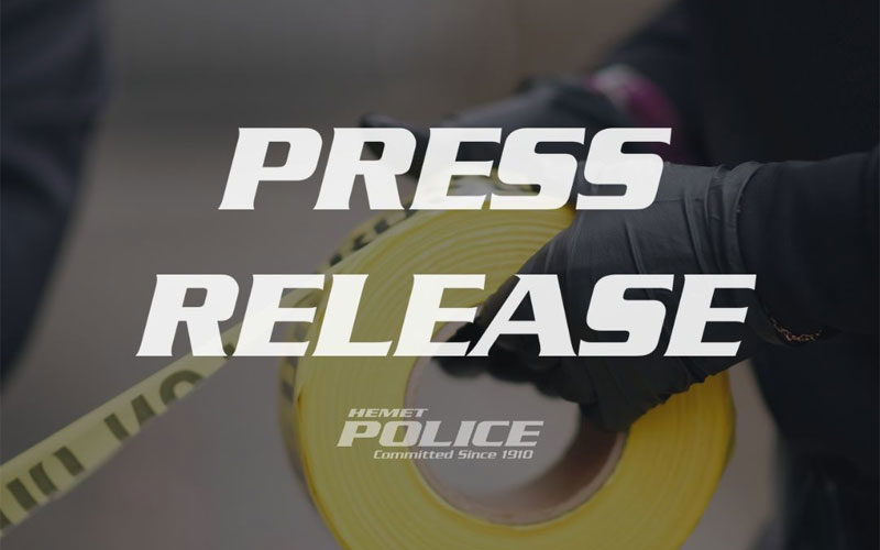 Hemet Police Investigate Fatal Shooting on West Florida Avenue