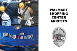 Walmart Shopping Center Incident Leads to Two Arrests on Warrants and Shoplifting Charges