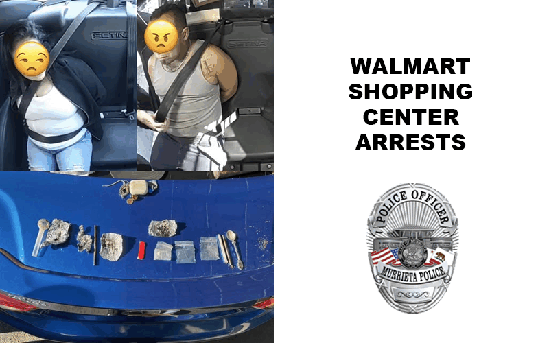 Walmart Shopping Center Incident Leads to Two Arrests on Warrants and Shoplifting Charges