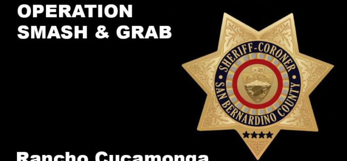 “Operation Smash & Grab” Yields 15 Arrests, Recovers Property in Rancho Cucamonga