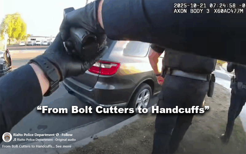 Colton Man Arrested in Rialto for Alleged Jackhammer Theft from Work Truck