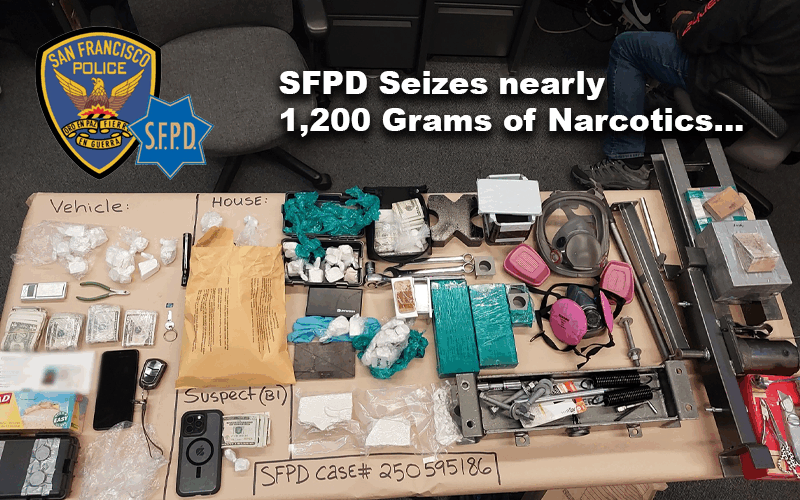 Police Seize Over a Kilo of Narcotics and Cash in Oakland Operation Tied to San Francisco Trafficking