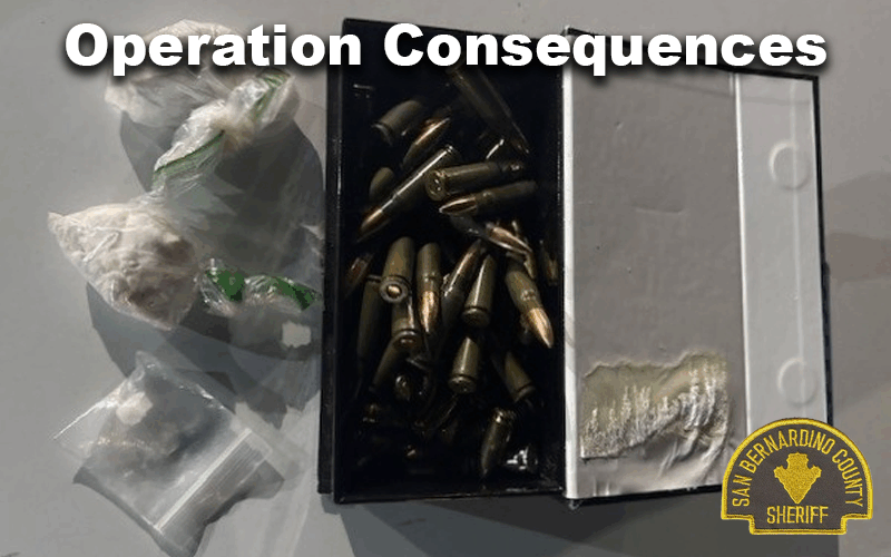 SBC Sheriff’s Operation Consequences: 11 Arrests, Human Trafficking Suspect Busted in Week-Long Sweep