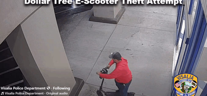 Police Seek Suspect in Dollar Tree E-Scooter Theft Attempt
