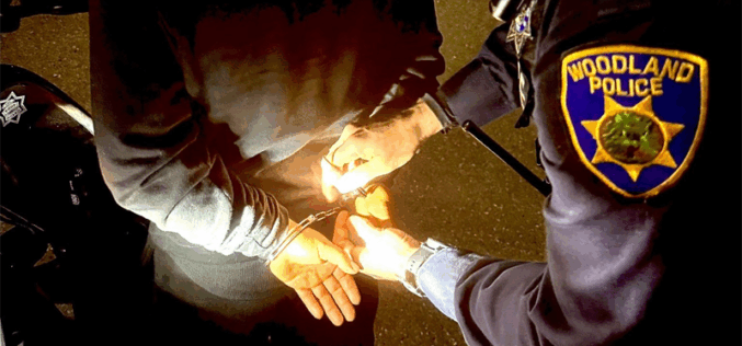 License Plate Reader Leads to Arrest for Illegal Firearm and Woodland PD’s Ninth Weekend DUI