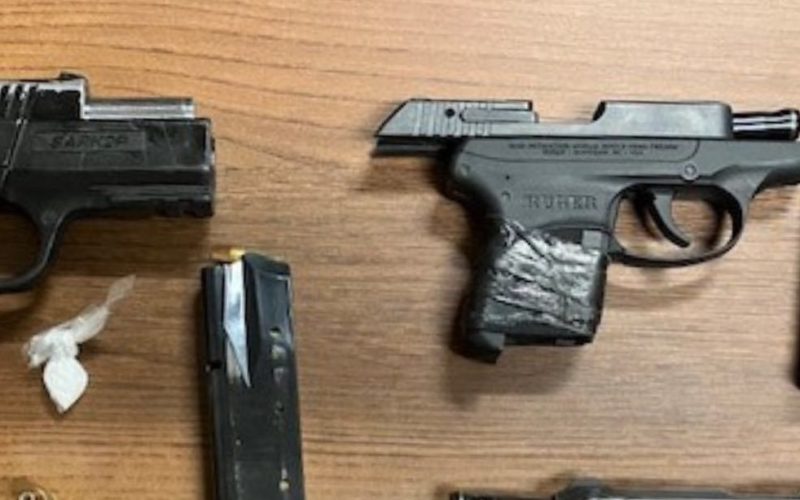 Traffic Stop Leads to Multiple Arrests, Three Loaded Firearms, and Methamphetamine Seizure