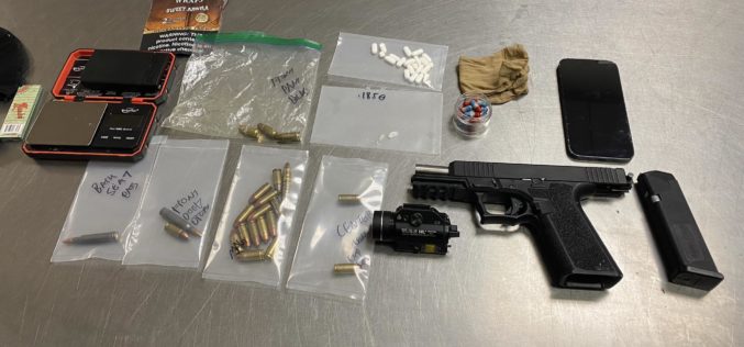 Traffic Stop for Stop Sign Violation Leads to Seizure of Illegal Fully Automatic Firearm