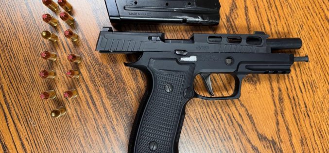 Motorist with No Front Plate Arrested for Alleged Possession of Ghost Gun in Willits