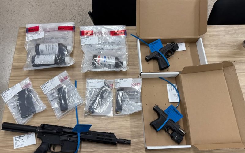 DUI Suspect and Three Passengers Arrested After CHP Allegedly Finds Short-Barrel Rifle, Pistol in Vehicle