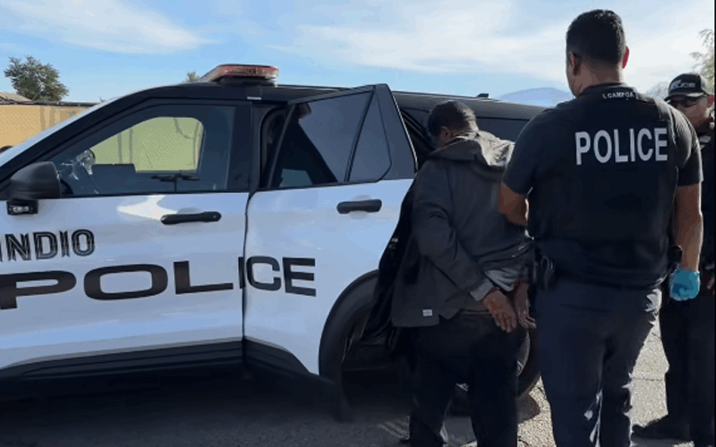 Indio Police Arrest Suspect in Ongoing Burglary and Vandalism Investigation