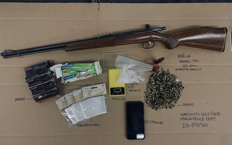 Visalia Police Operation Leads to Arrest, Seizure of Methamphetamine and Firearm