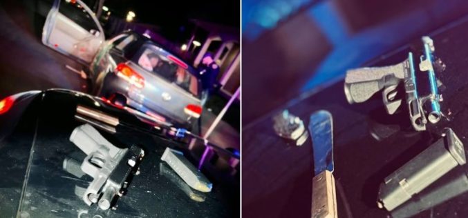 Traffic Stop Leads to Arrest for Concealed Unserialized Firearm in Woodland