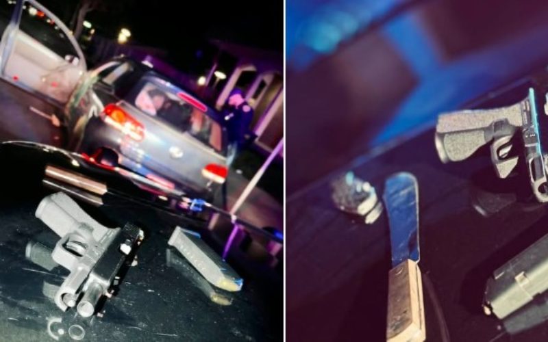 Traffic Stop Leads to Arrest for Concealed Unserialized Firearm in Woodland