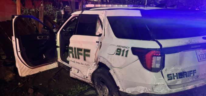 One Suspect Killed & Deputy Injured Following Crash Involving Stolen Vehicle in Porterville