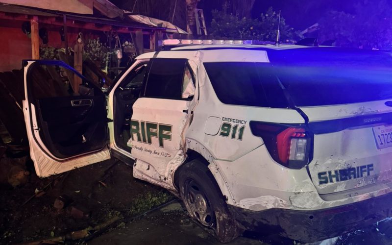 One Suspect Killed & Deputy Injured Following Crash Involving Stolen Vehicle in Porterville