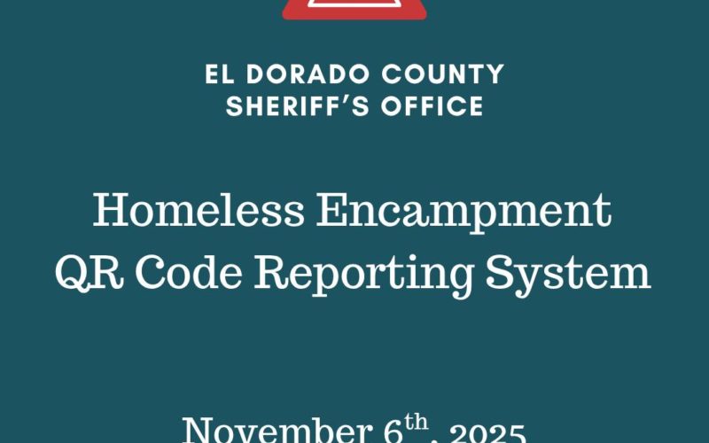 EDSO Homeless Outreach Team Announces New Reporting Tool