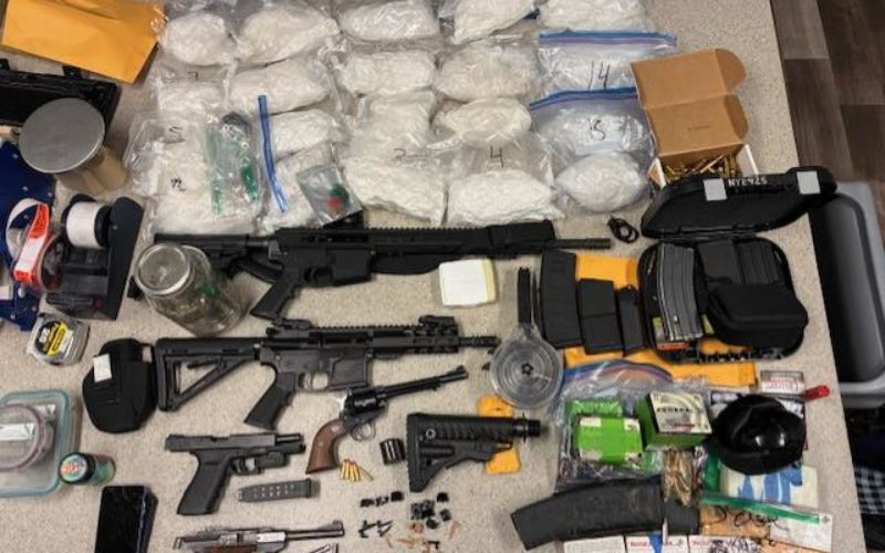 Indio Police Seize Narcotics and Weapons Cache After Traffic Stop