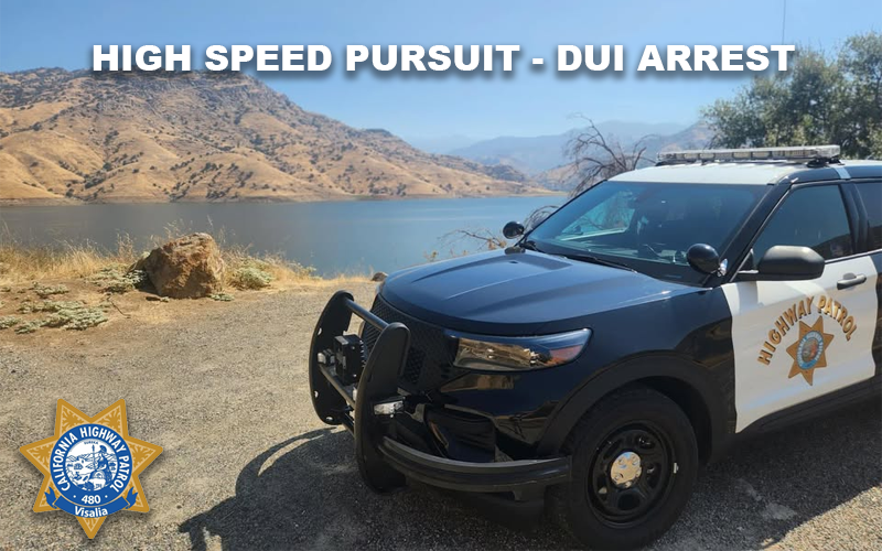 CHP Arrests Driver Following High-Speed Pursuit on SR-99