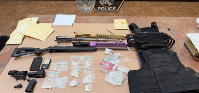 Two Apprehended, Weapons and Narcotics Seized in Chino Hills Raid
