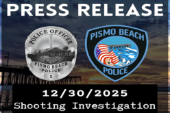 Pismo Beach Police Investigate Shooting Near Pedestrian Tunnel; Suspects Remain at Large