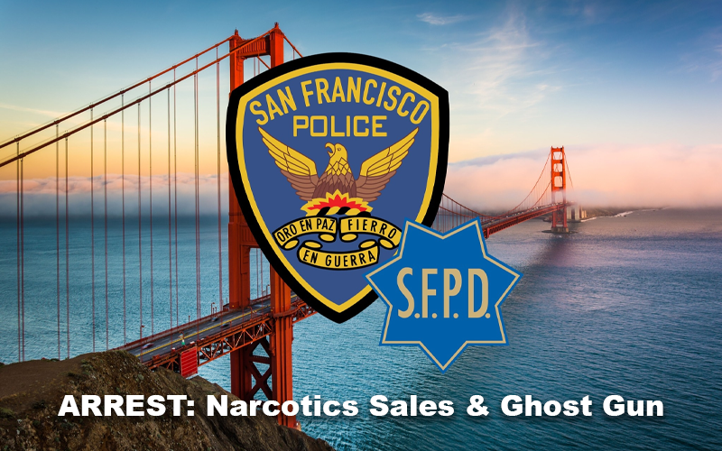 San Francisco Honda Unit Arrests Suspect for Narcotics Sales and Possession of Ghost Gun