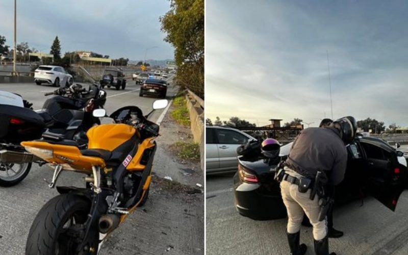 CHP Pursuit on I-80 Ends with Arrest of Unlicensed Motorcyclist with Prior Evasion History