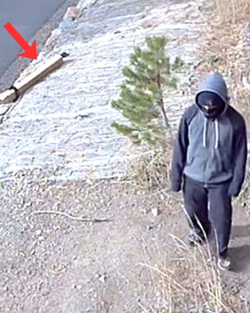 image of unidentfiied suspect - courtesy of truckee police department