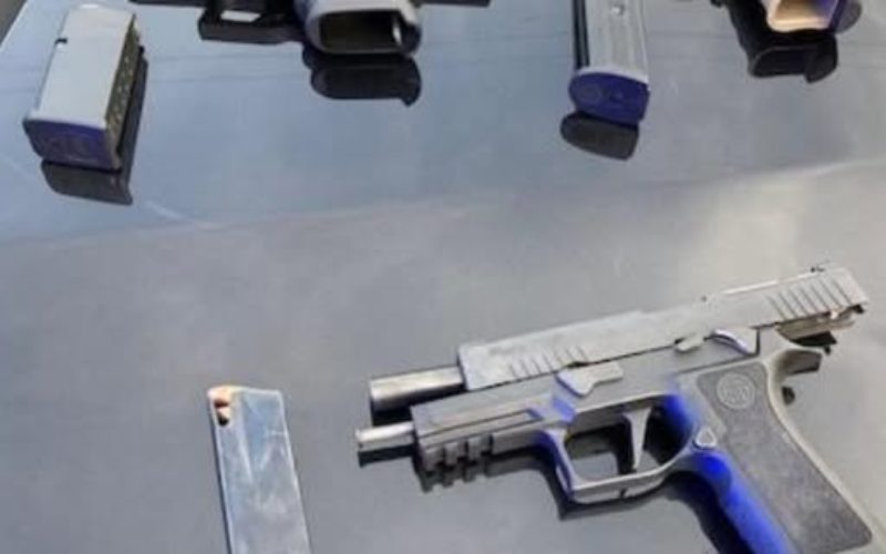 Three Arrested After Traffic Stop Leads to Multiple Illegal Firearms