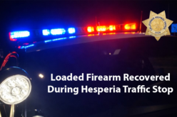 Loaded Firearm Recovered During Hesperia Traffic Stop