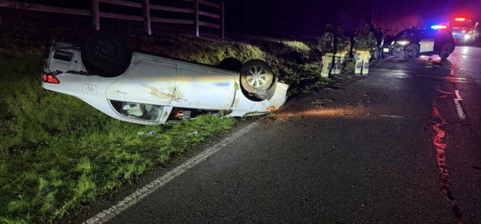 Driver Arrested Following Rollover Collision on Combie Road near Lake of the Pines