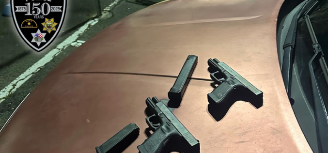 Felon Arrested After Napa Police Recover Unregistered Firearms During Patrol