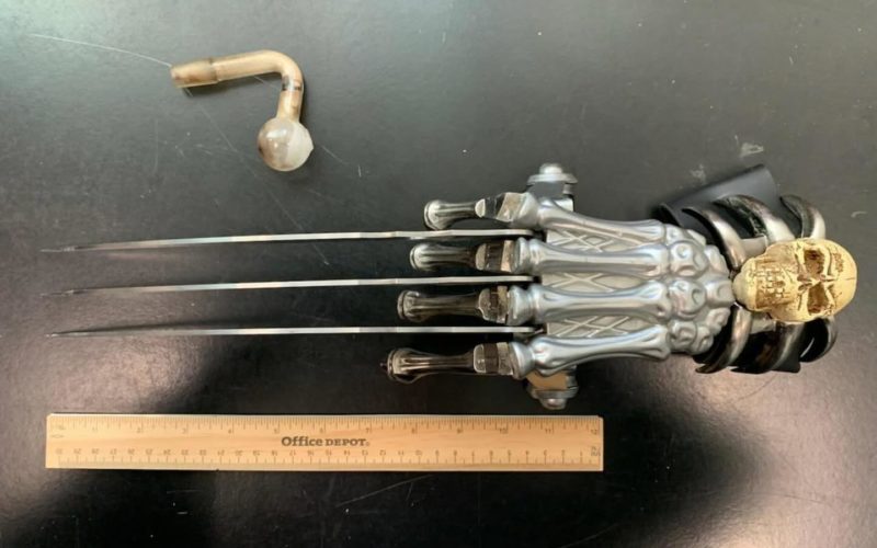 Man Detained, Arrested After Being Spotted Wearing “Wolverine-Style” Metal Knuckles, Police Say