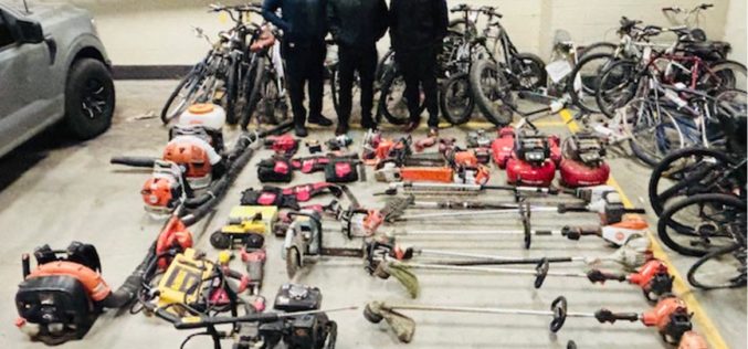 Palm Springs Detectives Recover Stolen Equipment and Arrest Moreno Valley Man Within 12 Hours