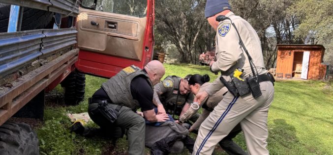 Suspect Detained Following Highway 49 Law Enforcement Search