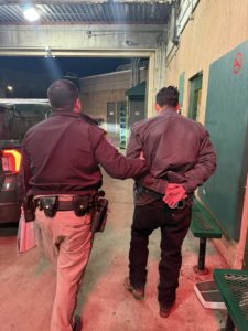 Suspect In Custody - Courtesy of Santa Cruz CHP