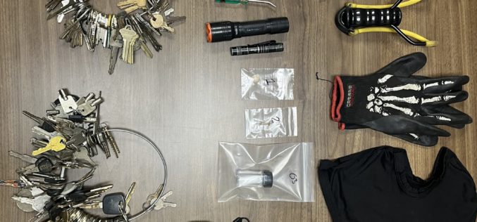 Proactive Enforcement Contact Leads to Drug and Burglary-Related Arrest