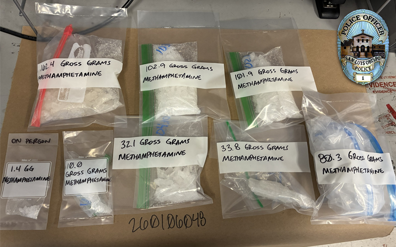 San Luis Obispo Resident Arrested Following Narcotics Sales Investigation