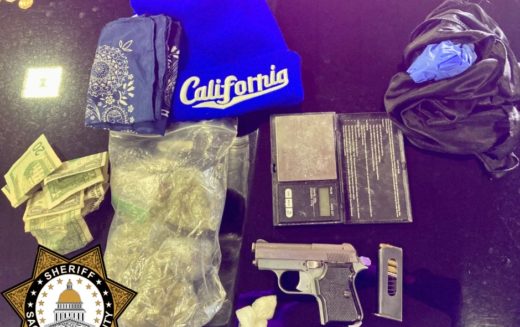 Loaded Firearm and Narcotics Seized During Traffic Stop Near Stockton Boulevard; Suspect Detained