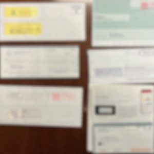 Stolen Mail Evidence - Courtesy of Rocklin PD