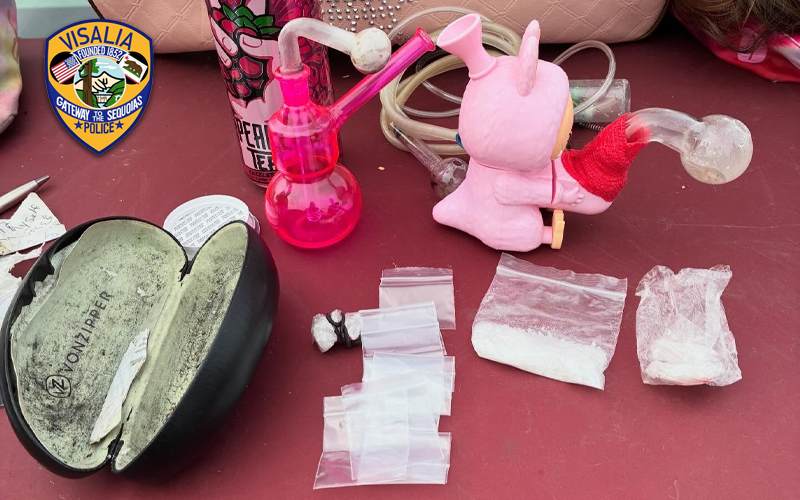 Visalia Police Seize Methamphetamine and Arrest Suspect Following Struggle