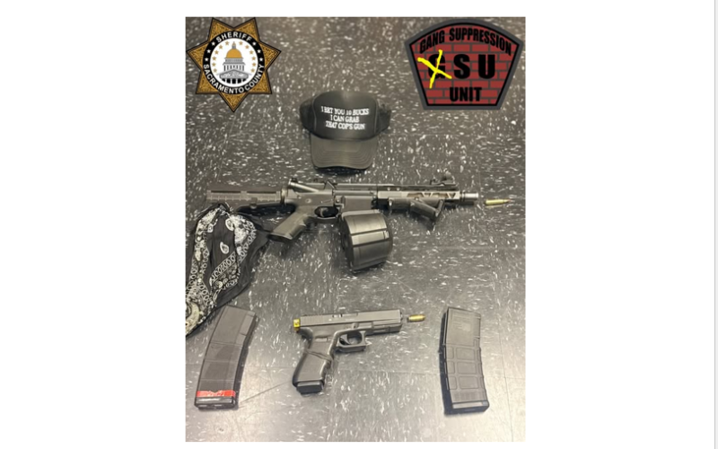Felon with Firearm Arrested by Sacramento Gang Suppression Unit