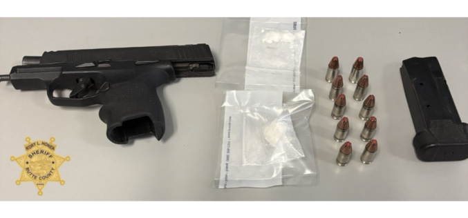 Traffic Stop in Chico Leads to Firearm & Drug Arrest