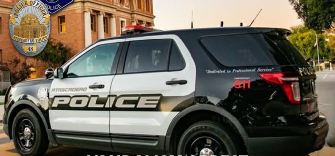 Grover Beach Resident Arrested for Felony Vandalism in Atascadero