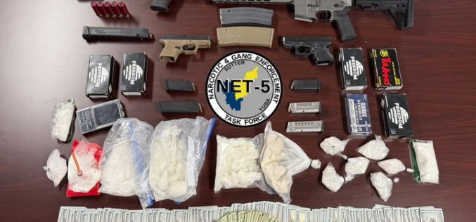 NET-5 Task Force Seizes Narcotics and Firearms in Yuba City Raid